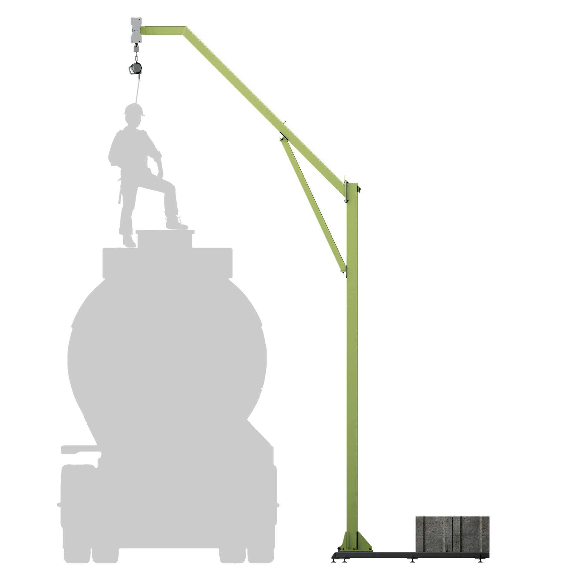 Противовесная мобильная страховочная система NEVA