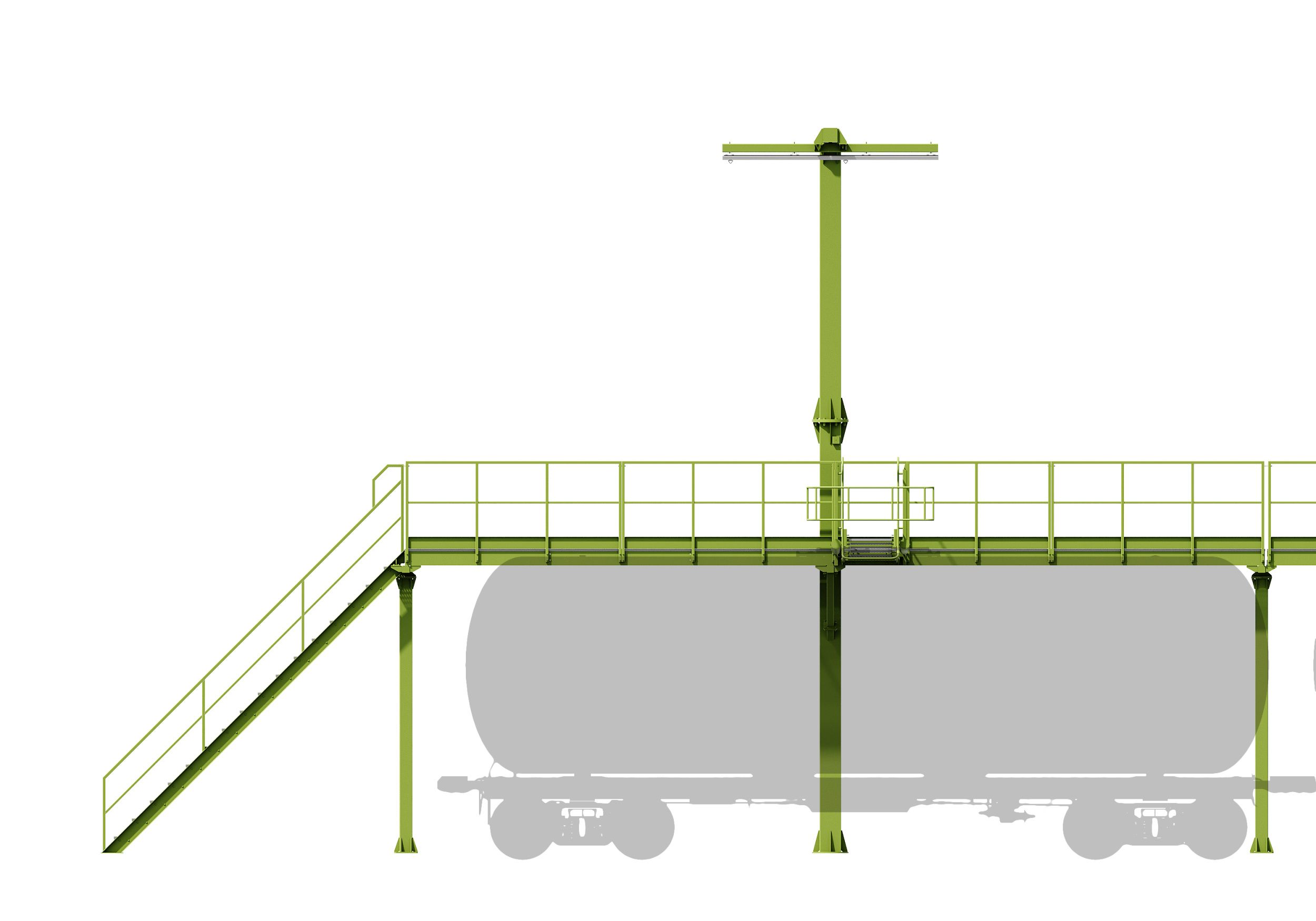 Эстакады для обслуживания подвижного состава