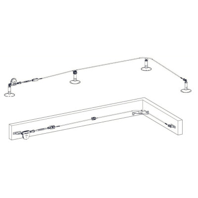 Анкерная линия гибкая горизонтальная ALTILIGNE Анкерная линия гибкая горизонтальная ALTILIGNE