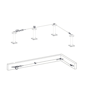 Анкерная линия гибкая горизонтальная BATILIGNE Анкерная линия гибкая горизонтальная BATILIGNE