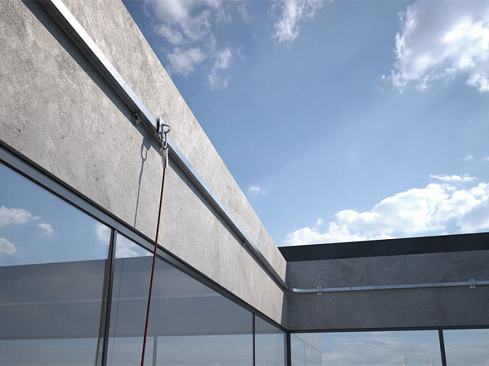 Анкерная линия жесткая горизонтальная H-RAIL Анкерная линия жесткая горизонтальная H-RAIL