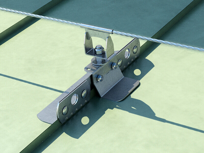 Анкерный столб для фальцевой кровли SIANK