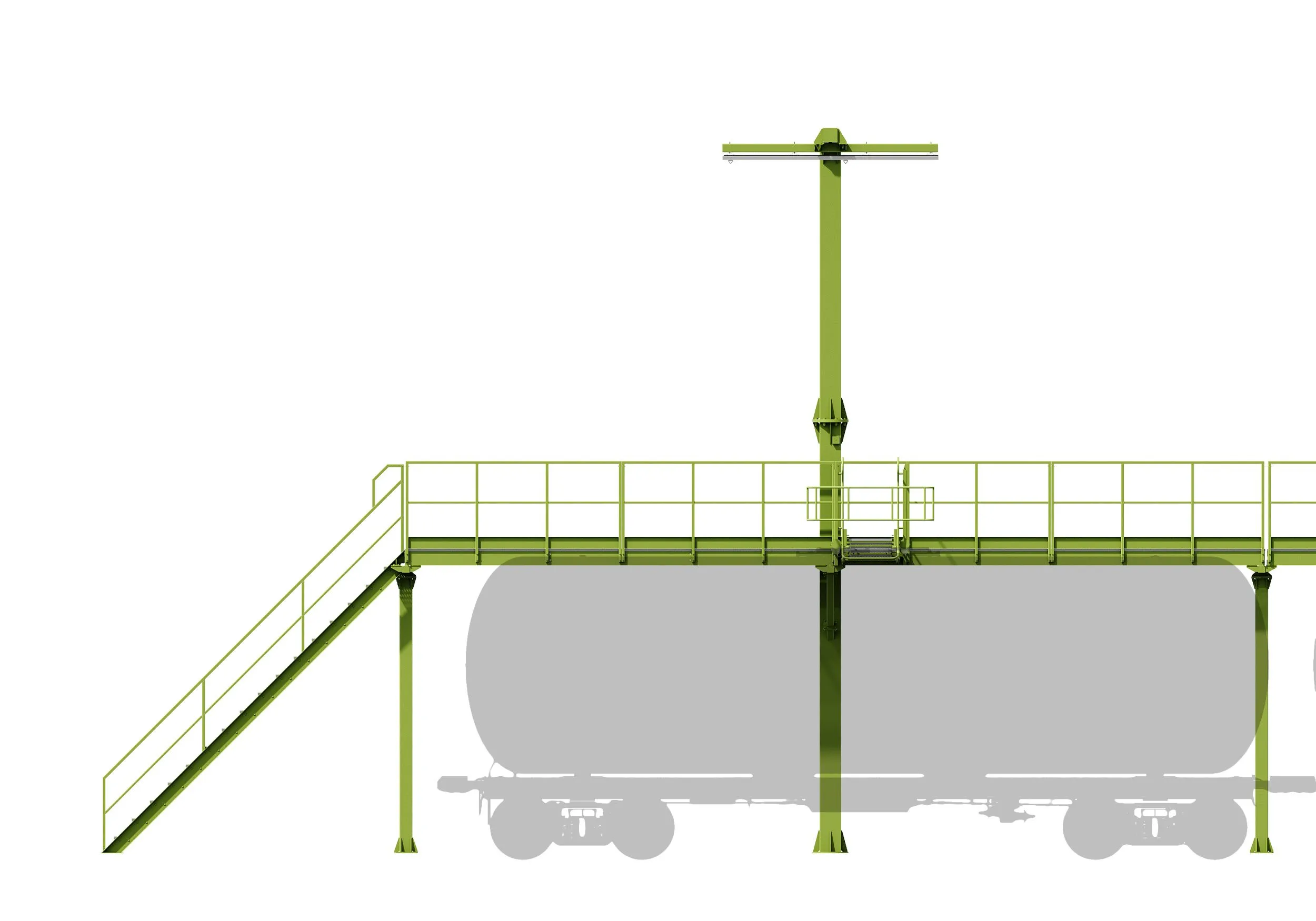 Эстакады для обслуживания подвижного состава